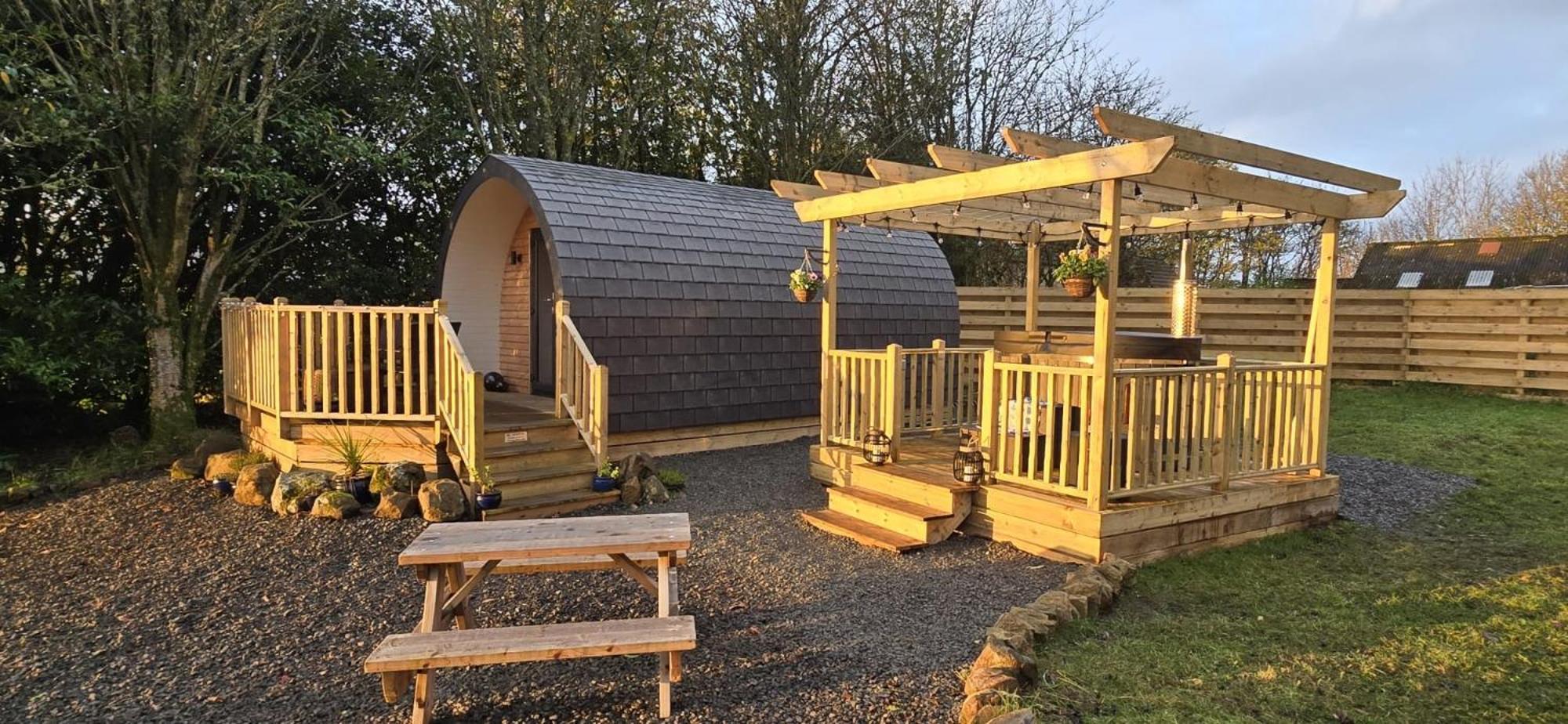 Campsie Luxury Pods With Hot Tub Hotel Glasgow Luaran gambar